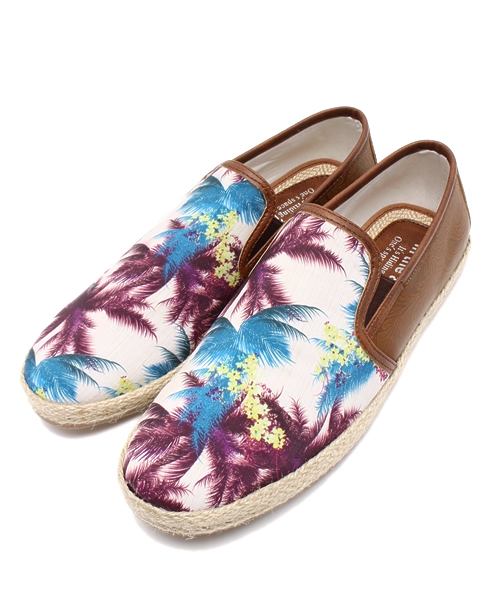 VENCEEXCHANGE（ヴァンスエクスチェンジ）の「ｼﾞｭｰﾄｿｰﾙｽﾘｯﾎﾟﾝ                  （スリッポン・メンズ・ホワイト/ブルー/ブラウン・MEDIUM/LARGE）」の2枚目の写真