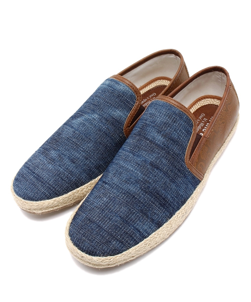 VENCEEXCHANGE（ヴァンスエクスチェンジ）の「ｼﾞｭｰﾄｿｰﾙｽﾘｯﾎﾟﾝ                  （スリッポン・メンズ・ホワイト/ブルー/ブラウン・MEDIUM/LARGE）」の3枚目の写真