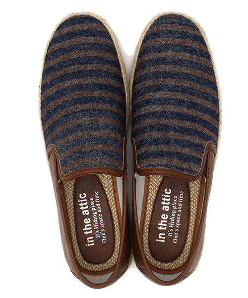 VENCEEXCHANGE（ヴァンスエクスチェンジ）の「ｼﾞｭｰﾄｿｰﾙｽﾘｯﾎﾟﾝ                  （スリッポン・メンズ・ホワイト/ブルー/ブラウン・MEDIUM/LARGE）」の11枚目の写真