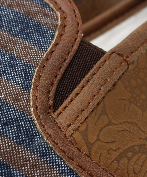 VENCEEXCHANGE（ヴァンスエクスチェンジ）の「ｼﾞｭｰﾄｿｰﾙｽﾘｯﾎﾟﾝ                  （スリッポン・メンズ・ホワイト/ブルー/ブラウン・MEDIUM/LARGE）」の12枚目の写真