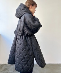 Meli rich | キルティングフードコート(ダウンジャケット/コート)