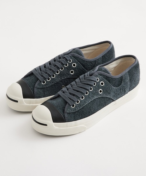 CONVERSE（コンバース）の「【CONVERSE for BIOTOP】JACK PURCELL RET SUEDE RALLY / BT（スニーカー・メンズ・チャコールグレー/ブラック・25.0cm/25.5cm/26.0cm/26.5cm/27.0cm/27.5cm/28.0cm/29.0cm）」の3枚目の写真