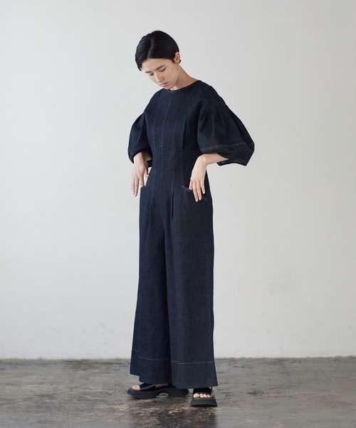 LANVIN en Bleu（ランバンオンブルー）の「コクーンスリーブデニム 