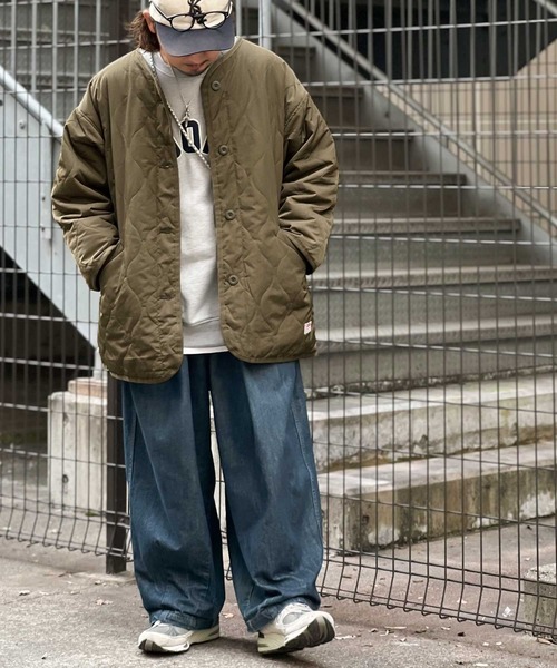 Java(ジャバ)の「《JaVaジャバ コラボ》ノーカラーキルティングコート(ノーカラーコート・メンズ・カーキブラウン/ブラック/カーキ/アイボリー・LARGE/MEDIUM/X-LARGE)」の19枚目の写真