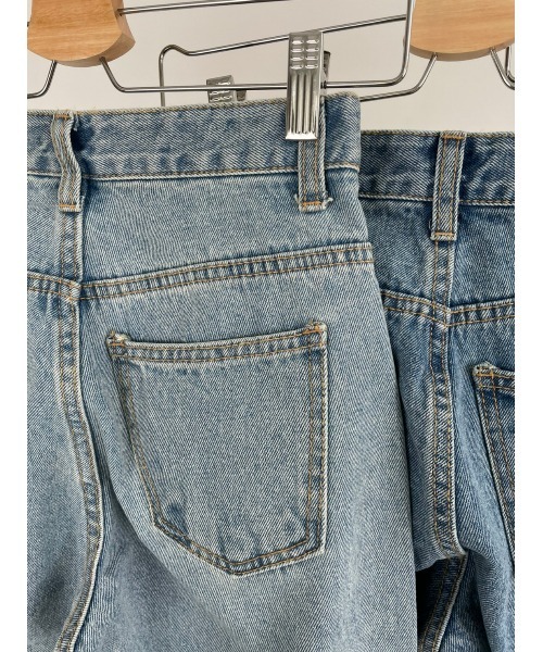 DAIS-Y(デイジー)の「【低身長さん専用】美脚テーパードデニムパンツ(デニムパンツ・レディース・ブルー/ライトブルー/ブルー系その他・SMALL/MEDIUM)」の9枚目の写真