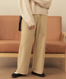 mil | 【150㎝前後の小柄さんサイズ】セミワイドチノパンツ(チノパンツ)