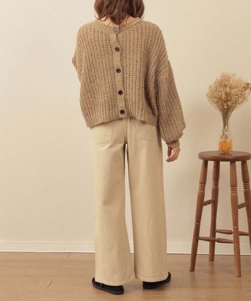 mil（ミル）の「【150㎝前後の小柄さんサイズ】セミワイドチノパンツ（チノパンツ・レディース・ライトベージュ/ブラウン/ベージュ・XXS/S/XS）」の6枚目の写真