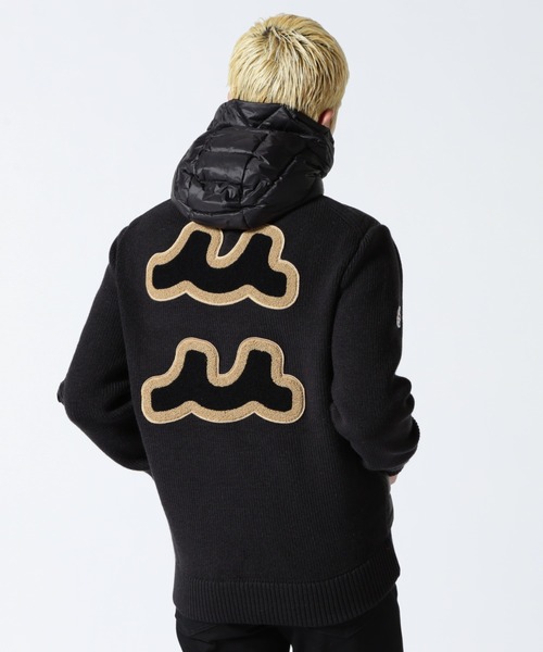 muta marine（ムータ・マリン）の「muta MARINE/ムータ マリン/別注ニットコンビ中綿ブルゾン（ブルゾン・メンズ・ブラック/カーキ・MEDIUM/LARGE/X-LARGE）」の12枚目の写真