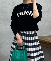 un dix cors（アンディコール）の「Purete'ロゴプリントT（Tシャツ/カットソー）」