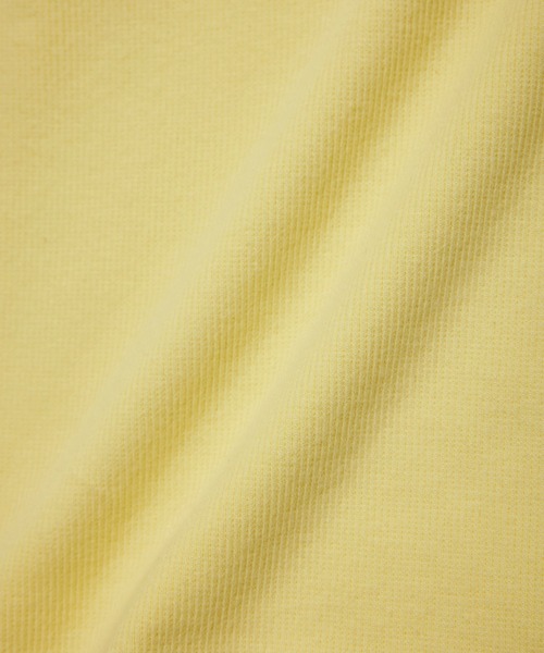 VIS（ビス）の「【洗える】パッド付きアメリカンスリーブリブタンクトップ（タンクトップ・レディース・イエロー/スミクロ/ホワイト・L/M）」の9枚目の写真