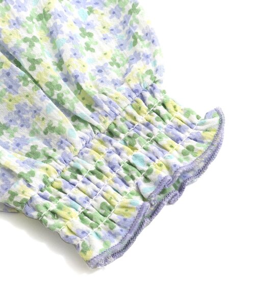 apres les cours(アプレレクール)の「花柄シャーリングチュニック(チュニック・キッズ・サーモンピンク/グリーン・80/90/100/110/120/130/140)」の9枚目の写真