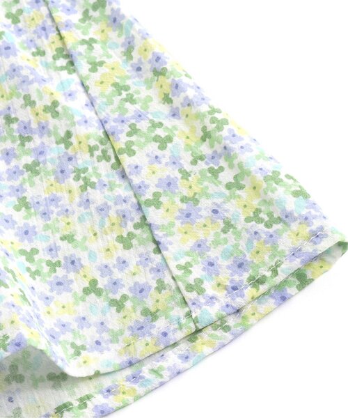 apres les cours(アプレレクール)の「花柄シャーリングチュニック(チュニック・キッズ・サーモンピンク/グリーン・80/90/100/110/120/130/140)」の10枚目の写真
