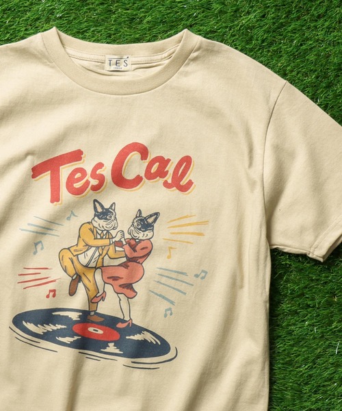 The Endless Summer(エンドレスサマー)の「TES ROCK'N SURF T-SHIRT / Tシャツ(Tシャツ/カットソー・メンズ・ベージュ/ホワイト/サックスブルー・X-LARGE/LARGE/SMALL/MEDIUM)」の1枚目の写真