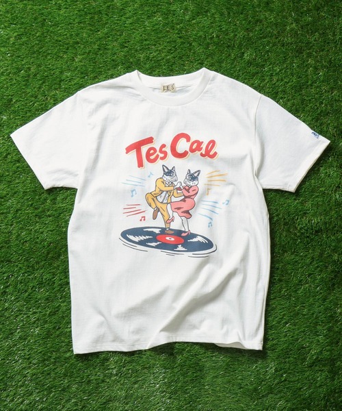 The Endless Summer(エンドレスサマー)の「TES ROCK'N SURF T-SHIRT / Tシャツ(Tシャツ/カットソー・メンズ・ベージュ/ホワイト/サックスブルー・X-LARGE/LARGE/SMALL/MEDIUM)」の7枚目の写真