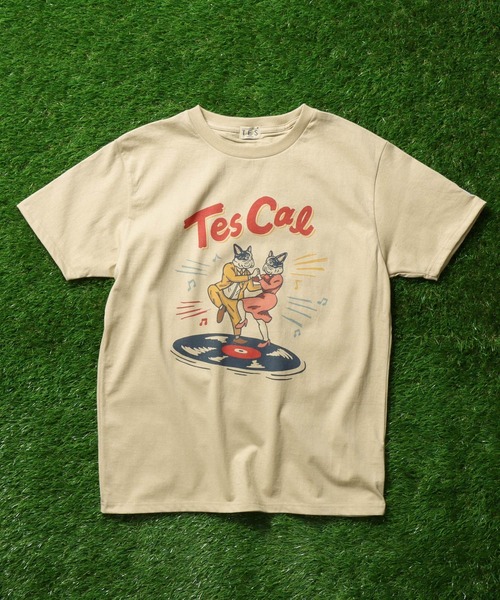 The Endless Summer(エンドレスサマー)の「TES ROCK'N SURF T-SHIRT / Tシャツ(Tシャツ/カットソー・メンズ・ベージュ/ホワイト/サックスブルー・X-LARGE/LARGE/SMALL/MEDIUM)」の5枚目の写真
