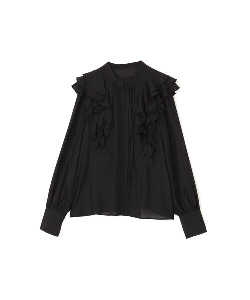 JILL STUART（ジルスチュアート）の「◆ラッフルシフォンブラウス（シャツ/ブラウス・レディース・ホワイト/ブラック/ブルー・SMALL/MEDIUM）」の19枚目の写真