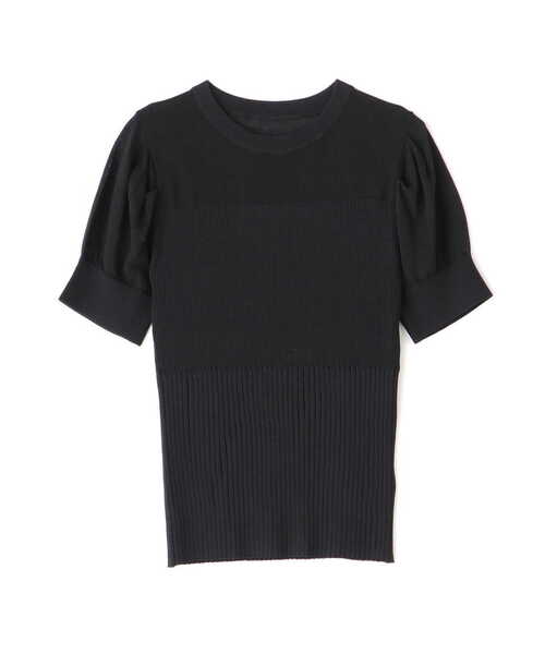 N.（N. Natural Beauty Basic）（エヌエヌナチュラルビューティーベーシック）の「◆シアースリーブアミジキリカエニット（ニット/セーター・レディース・ブラック/ベージュ/ライトグリーン・MEDIUM）」の16枚目の写真