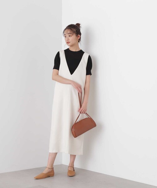 N.（N. Natural Beauty Basic）（エヌエヌナチュラルビューティーベーシック）の「◆シアースリーブアミジキリカエニット（ニット/セーター・レディース・ブラック/ベージュ/ライトグリーン・MEDIUM）」の19枚目の写真