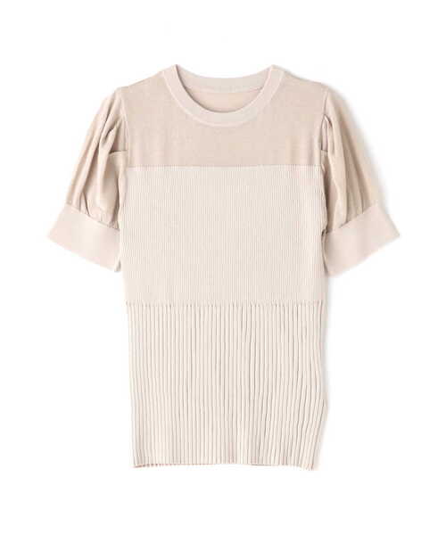 N.（N. Natural Beauty Basic）（エヌエヌナチュラルビューティーベーシック）の「◆シアースリーブアミジキリカエニット（ニット/セーター・レディース・ブラック/ベージュ/ライトグリーン・MEDIUM）」の22枚目の写真