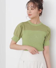 N.(N. Natural Beauty Basic) | ◆シアースリーブアミジキリカエニット(ニット/セーター)