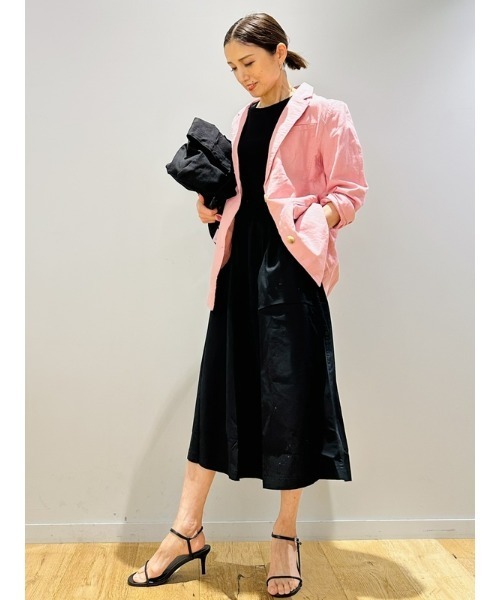 GAP（ギャップ）の「ペーパーバッグ プルオン ミディスカート（スカート・レディース・ホワイト×ネイビー/ブルー系その他/ブラック/ベージュ/ネイビー・L/S/XXS/XS/M）」の22枚目の写真