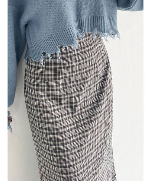 EMODA(エモダ)の「マークウエストマーメイドスカート(スカート・レディース・ベージュ/ブラック/その他・MEDIUM/SMALL)」の8枚目の写真