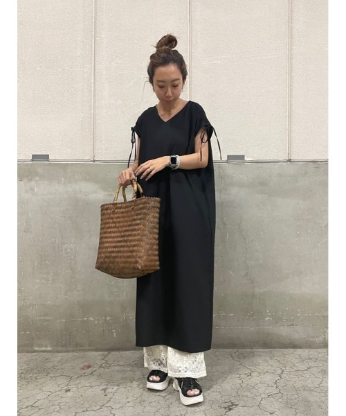 HONEYSUCKLE ROSE(ハニーサックルローズ)の「【HONEYSUCKLE ROSE】バンブートートバッグ(かごバッグ・レディース・ベージュ/ブラウン/ライトベージュ・ONE SIZE)」の9枚目の写真