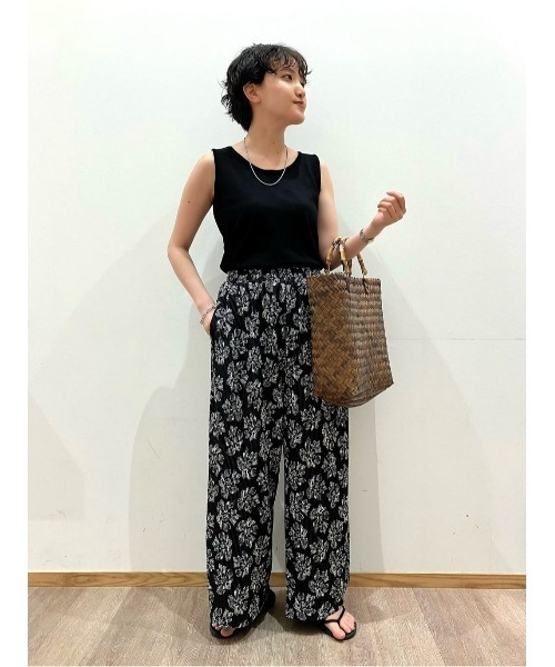 HONEYSUCKLE ROSE(ハニーサックルローズ)の「【HONEYSUCKLE ROSE】バンブートートバッグ(かごバッグ・レディース・ベージュ/ブラウン/ライトベージュ・ONE SIZE)」の10枚目の写真