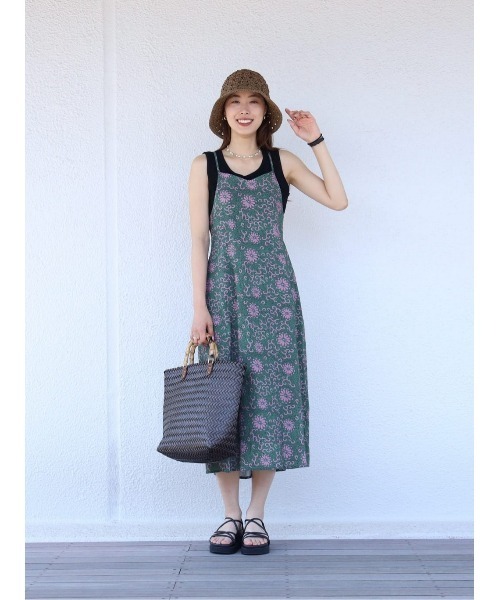 HONEYSUCKLE ROSE(ハニーサックルローズ)の「【HONEYSUCKLE ROSE】バンブートートバッグ(かごバッグ・レディース・ベージュ/ブラウン/ライトベージュ・ONE SIZE)」の11枚目の写真