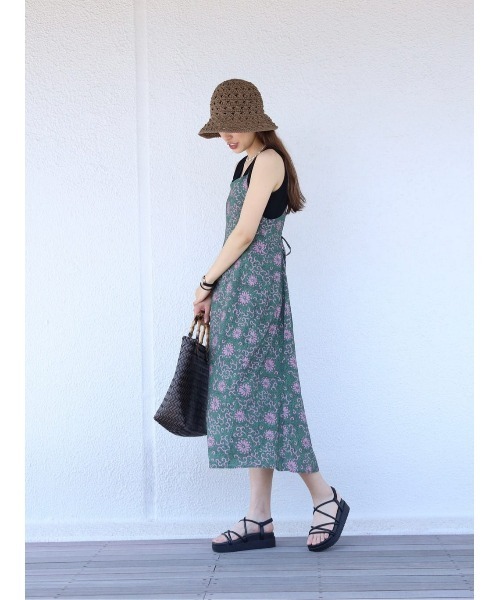 HONEYSUCKLE ROSE(ハニーサックルローズ)の「【HONEYSUCKLE ROSE】バンブートートバッグ(かごバッグ・レディース・ベージュ/ブラウン/ライトベージュ・ONE SIZE)」の12枚目の写真