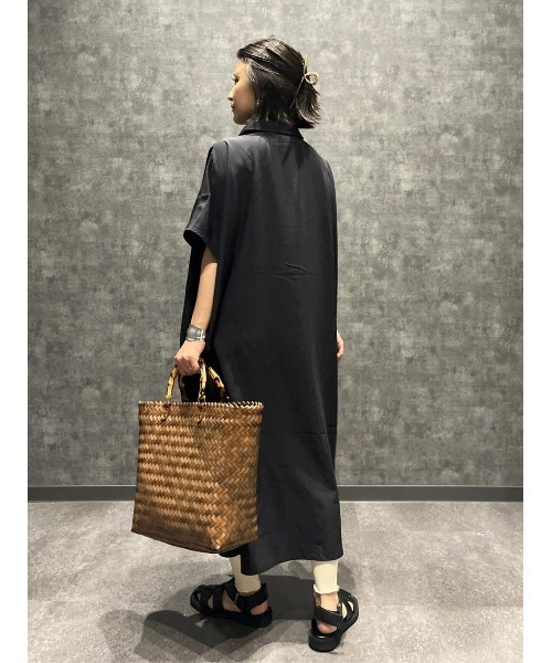 HONEYSUCKLE ROSE(ハニーサックルローズ)の「【HONEYSUCKLE ROSE】バンブートートバッグ(かごバッグ・レディース・ベージュ/ブラウン/ライトベージュ・ONE SIZE)」の16枚目の写真