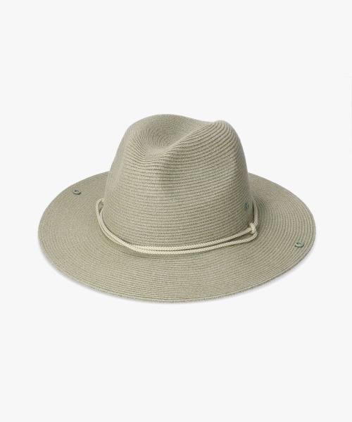 OVERRIDE（オーバーライド）の「OVERRIDE  WASHABLE BD STRAP HAT（ハット・レディース・グレー/ベージュ・58cm）」の5枚目の写真