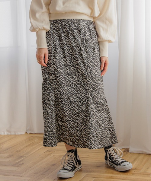 flower（フラワー）の「フローラルパピヨンスカート（スカート・レディース・ブラック/パープル・FREE）」の18枚目の写真