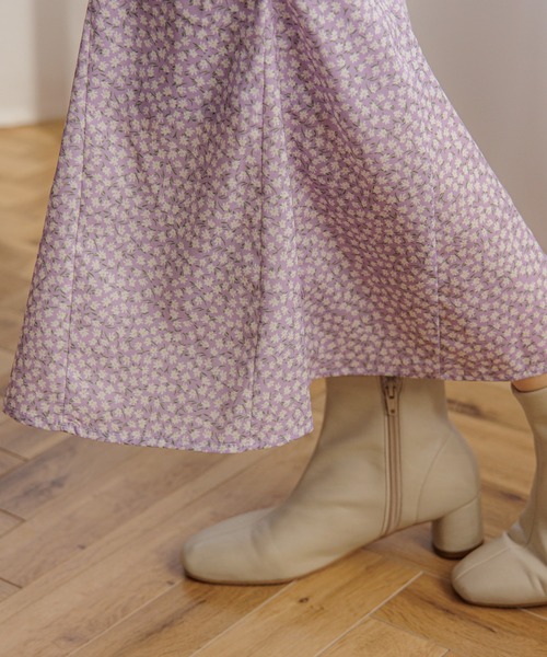 flower（フラワー）の「フローラルパピヨンスカート（スカート・レディース・ブラック/パープル・FREE）」の9枚目の写真