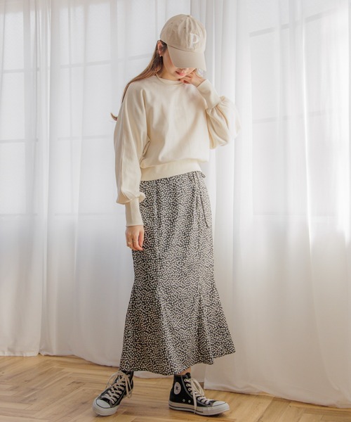 flower（フラワー）の「フローラルパピヨンスカート（スカート・レディース・ブラック/パープル・FREE）」の11枚目の写真