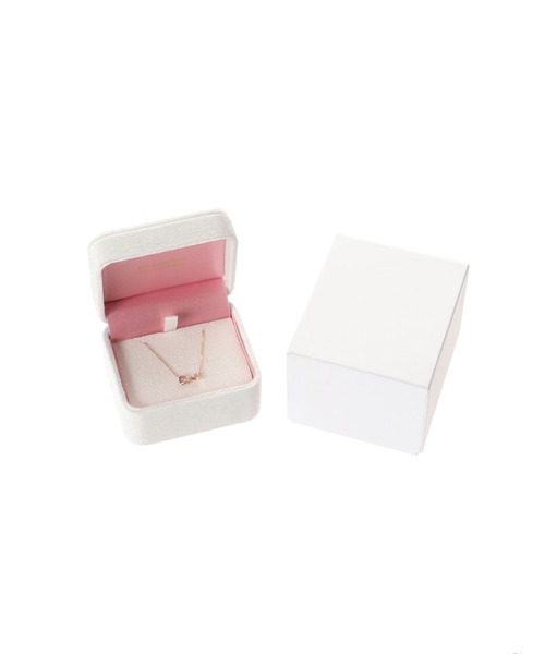 Samantha Tiara(サマンサティアラ)の「Whiteday ハートリボン ネックレス(ネックレス・レディース・ピンクゴールド・40cm)」の6枚目の写真