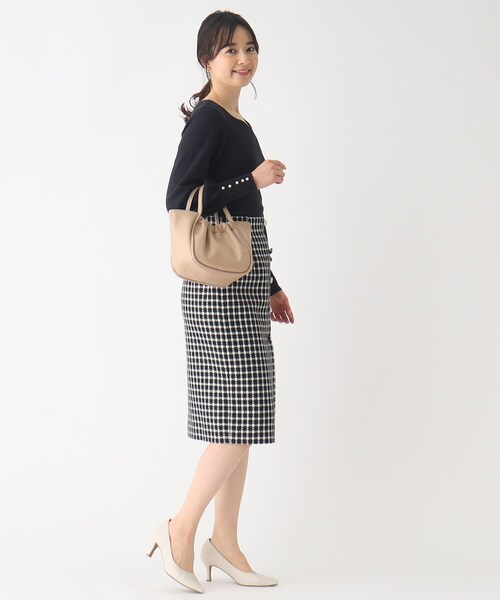 index（インデックス）の「◆ミニトートバッグ【2WAY】（トートバッグ・レディース・ライトブルー/ブラック/ベージュ・00）」の16枚目の写真