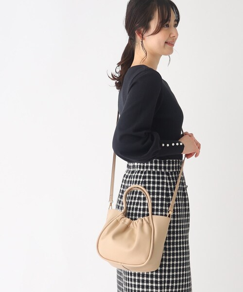 index（インデックス）の「◆ミニトートバッグ【2WAY】（トートバッグ・レディース・ライトブルー/ブラック/ベージュ・00）」の13枚目の写真