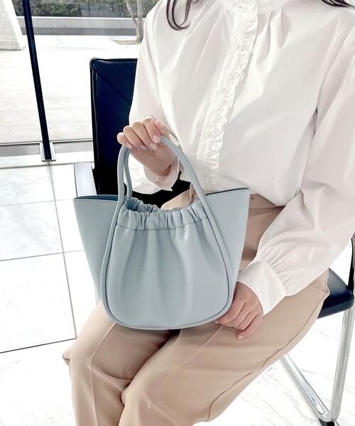 index（インデックス）の「◆ミニトートバッグ【2WAY】（トートバッグ・レディース・ライトブルー/ブラック/ベージュ・00）」の22枚目の写真