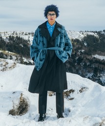 AMOK アモク 20aw チェックコンビコート