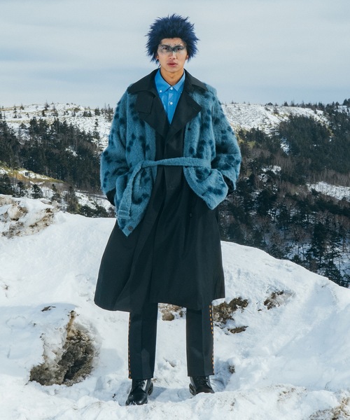 AMOK アモク 20aw チェックコンビコート AMOK アモク 20aw チェックコンビコート