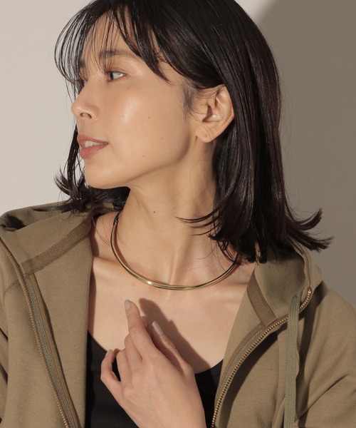 BARNYARDSTORM(バンヤードストーム)の「レザーコンビチョーカー(チョーカー・レディース・シルバー/ゴールド・FREE)」の2枚目の写真