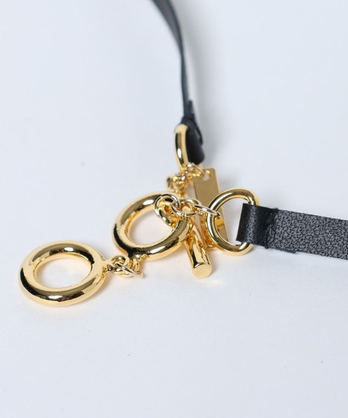 BARNYARDSTORM(バンヤードストーム)の「レザーコンビチョーカー(チョーカー・レディース・シルバー/ゴールド・FREE)」の4枚目の写真