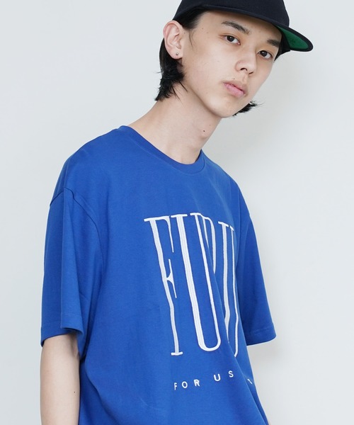 FUBU（ フブ）の「FUBU / フブ 刺繍 ロゴ S/S Tシャツ（Tシャツ/カットソー・メンズ・ホワイト系その他/グリーン/ブルー/ブラウン/パープル/ブラック/ホワイト・LARGE/MEDIUM/X-LARGE）」の6枚目の写真