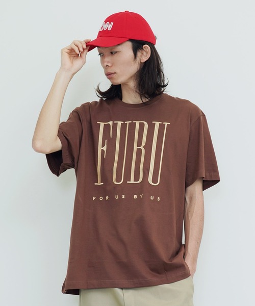 FUBU（ フブ）の「FUBU / フブ 刺繍 ロゴ S/S Tシャツ（Tシャツ/カットソー・メンズ・ホワイト系その他/グリーン/ブルー/ブラウン/パープル/ブラック/ホワイト・LARGE/MEDIUM/X-LARGE）」の22枚目の写真
