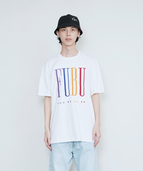 FUBU（ フブ）の「FUBU / フブ 刺繍 ロゴ S/S Tシャツ（Tシャツ/カットソー・メンズ・ホワイト系その他/グリーン/ブルー/ブラウン/パープル/ブラック/ホワイト・LARGE/MEDIUM/X-LARGE）」の19枚目の写真