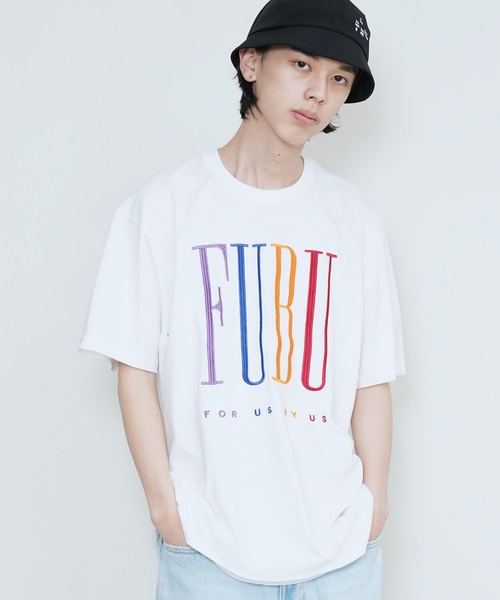 FUBU（ フブ）の「FUBU / フブ 刺繍 ロゴ S/S Tシャツ（Tシャツ/カットソー・メンズ・ホワイト系その他/グリーン/ブルー/ブラウン/パープル/ブラック/ホワイト・LARGE/MEDIUM/X-LARGE）」の18枚目の写真