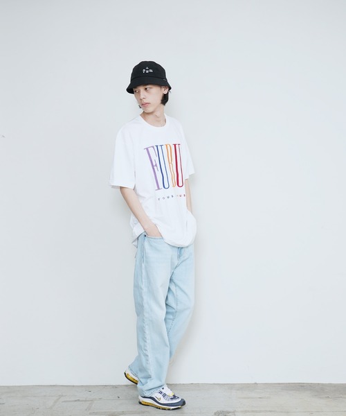 FUBU（ フブ）の「FUBU / フブ 刺繍 ロゴ S/S Tシャツ（Tシャツ/カットソー・メンズ・ホワイト系その他/グリーン/ブルー/ブラウン/パープル/ブラック/ホワイト・LARGE/MEDIUM/X-LARGE）」の17枚目の写真