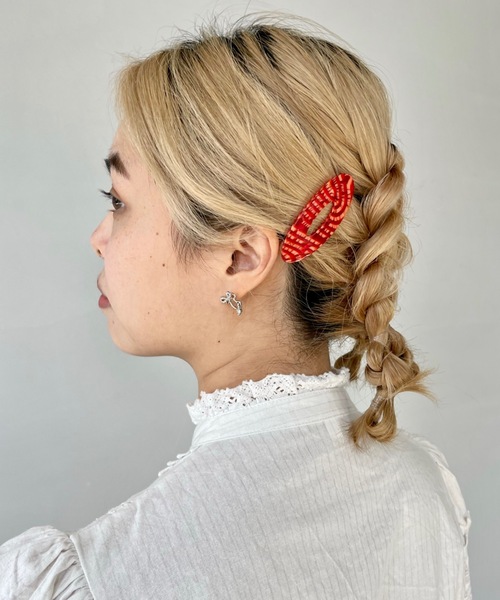 SANSeLF（サンセルフ）の「Se 2set hairpin【SANSeLF】 sana23s013（ヘアピン・レディース・グリーン/ピンク/ブラウン/イエロー/シルバー/ブルー/ライム/レッド/ミント/ベージュ/パープル・FREE）」の10枚目の写真