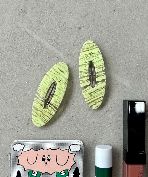 SANSeLF（サンセルフ）の「Se 2set hairpin【SANSeLF】 sana23s013（ヘアピン・レディース・グリーン/ピンク/ブラウン/イエロー/シルバー/ブルー/ライム/レッド/ミント/ベージュ/パープル・FREE）」の4枚目の写真